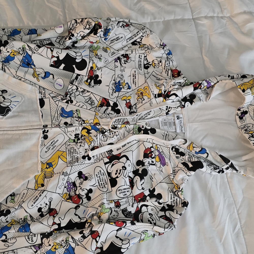 Disney Comic Print Jacket - Black, White, Yellow